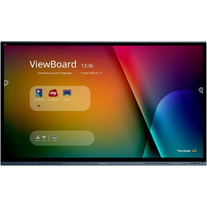 Viewsonic IFP7562 Panel Plano Interactivo 75 pulgadas 4K Ultra HD Negro