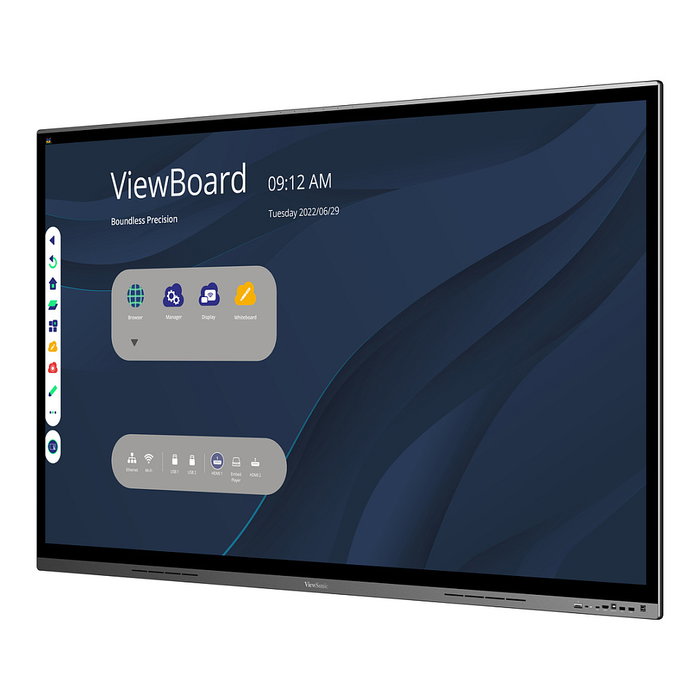 Viewsonic IFP7562 Pantalla Interactiva 75" 4K UHD LED Táctil 16:9 HDMI/VGA/USB-C 450 nits