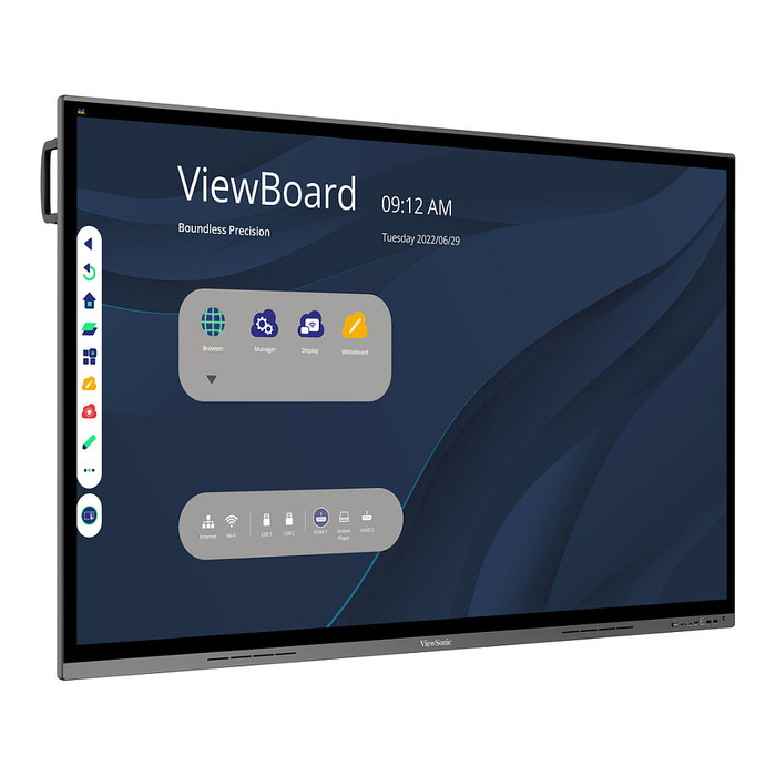 Viewsonic IFP7562 Pantalla Interactiva 75" 4K UHD LED Táctil 16:9 HDMI/VGA/USB-C 450 nits