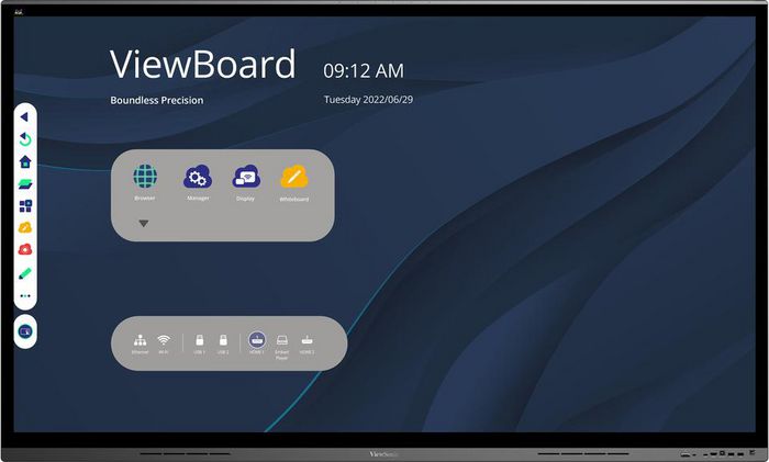 Viewsonic IFP7562 Panel Plano Interactivo 75 pulgadas 4K Ultra HD Negro