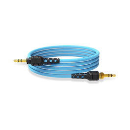 RODE NTH-100 Cable 12 Blue - Cable flexible para auriculares RODE NTH-100, conector de bloqueo, 3.5mm TRS
