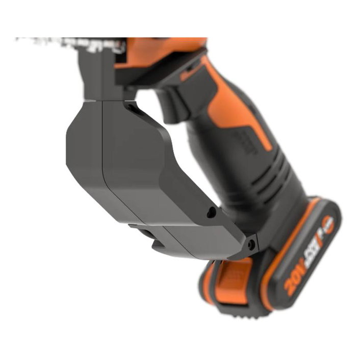 Worx WG324E Sierra de Cadena Eléctrica Compacta Sin Cable 20V con Batería y Cargador