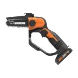 Worx WG324E Sierra de Cadena Eléctrica Compacta Sin Cable 20V con Batería y Cargador
