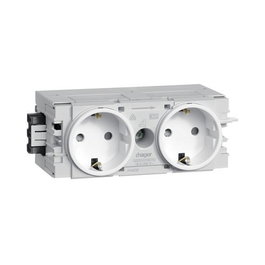 Hager GS20009016 Toma de corriente 2 polos Blanco