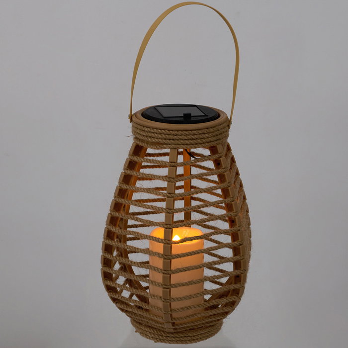Home Deco Factory Farolillo Solar Decorativo Efecto Vela Colección Mirage