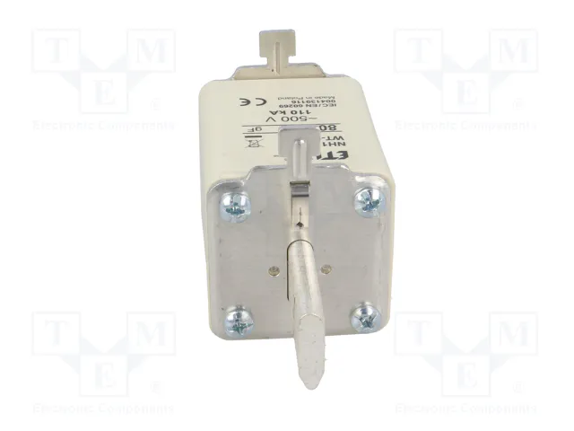 ETI POLAM Fusible NH1 de Cartucho 80A 500VAC gF ETI POLAM Fusible NH1 de Cartucho 80A 500VAC gF