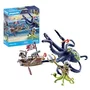 Playmobil Batalla Con Pulo Gigante Piratas 71419 - Kraken y Barco Pirata con Función de Agua