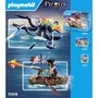 Playmobil Batalla Con Pulo Gigante Piratas 71419 - Kraken y Barco Pirata con Función de Agua