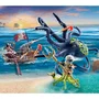 Playmobil Batalla Con Pulo Gigante Piratas 71419 - Kraken y Barco Pirata con Función de Agua