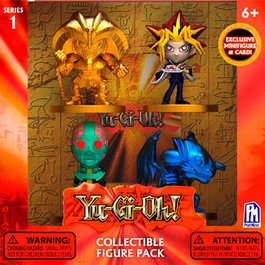 Bizak Figuras Yu-Gi-Oh! Pack 4 Yugi, Exodia, Jinzo, Dragón Azú 6cm
