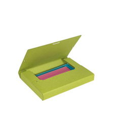 Carpeta De Proyectos Carchivo Immagine Carton Reciclado A4 Gomas 4 Cm Verde (Set de 2)