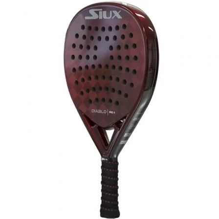 Siux Diablo Pro 4 Tino Libaak Pala de Pádel Roja Profesional Polivalente 18K