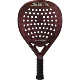 Siux Diablo Pro 4 Tino Libaak Pala de Pádel Roja Profesional Polivalente 18K