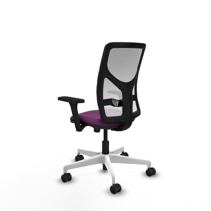 PIQUERAS Y CRESPO Silla de oficina Motilla con mecanismo Sincro, Morado y Blanco PIQUERAS Y CRESPO Silla de oficina Motilla con mecanismo Sincro, Morado y Blanco