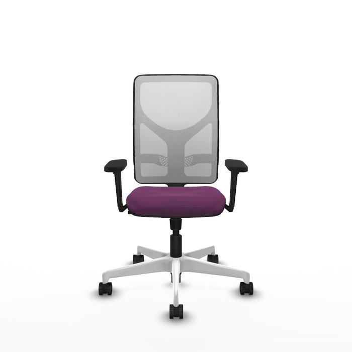 PIQUERAS Y CRESPO Silla de oficina Motilla con mecanismo Sincro, Morado y Blanco PIQUERAS Y CRESPO Silla de oficina Motilla con mecanismo Sincro, Morado y Blanco