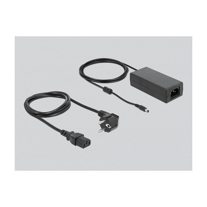 DeLOCK Conmutador Gigabit Ethernet Switch 4 Puertos PoE + 1 Ranura SFP, IEEE 802.3at, Sin Ventilador, Negro