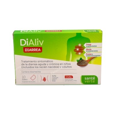 Sante Verte Dialiv para Diarrea 10 Sobres Sante Verte Dialiv para Diarrea 10 Sobres