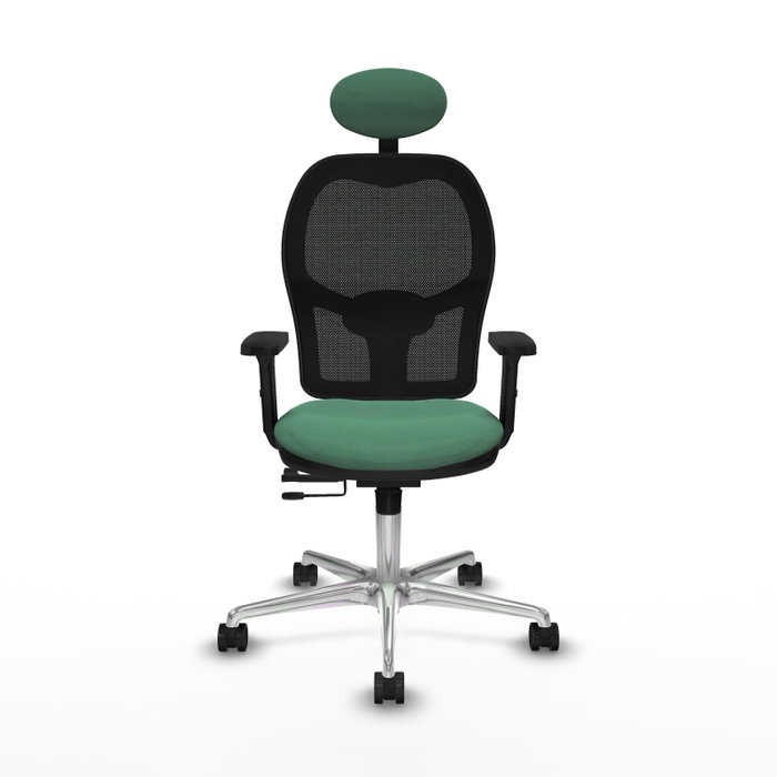 PIQUERAS Y CRESPO Silla de oficina Jorquera Verde esmeralda y Negro
