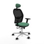 PIQUERAS Y CRESPO Silla de oficina Jorquera Verde esmeralda y Negro