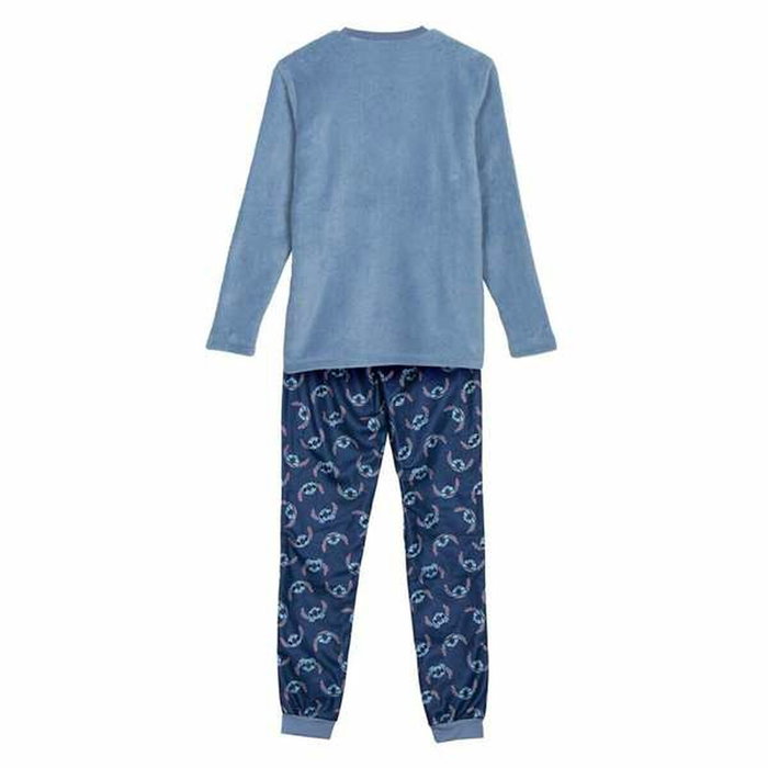 Cerdá Pijama Largo Coral Fleece Stitch Azul M