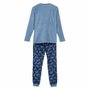 Cerdá Pijama Largo Coral Fleece Stitch Azul M