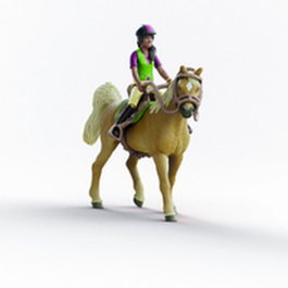 Schleich Figuras de Sarah y Mystery Horse Club 42714