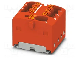 PHOENIX CONTACT PTFIX 4/6X1,5 RD Conector de carril rojo
