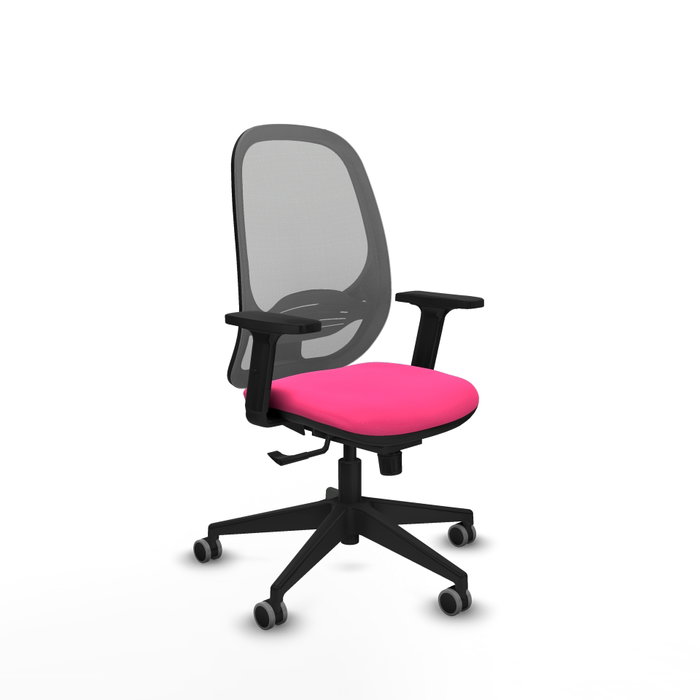 PIQUERAS Y CRESPO Silla de oficina Cilanco Rosa y Gris PIQUERAS Y CRESPO Silla de oficina Cilanco Rosa y Gris