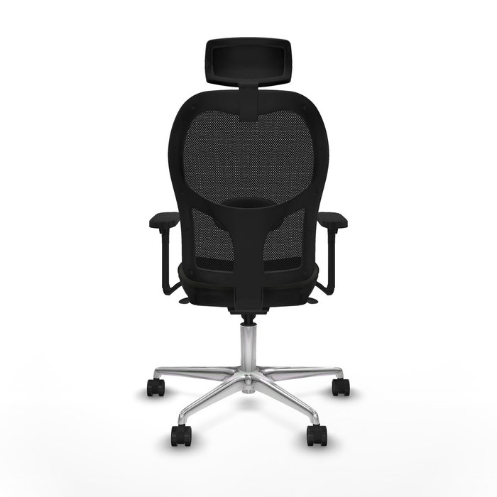 PIQUERAS Y CRESPO Silla de oficina Jorquera con mecanismo Sincro, Negro