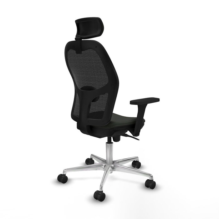 PIQUERAS Y CRESPO Silla de oficina Jorquera con mecanismo Sincro, Negro