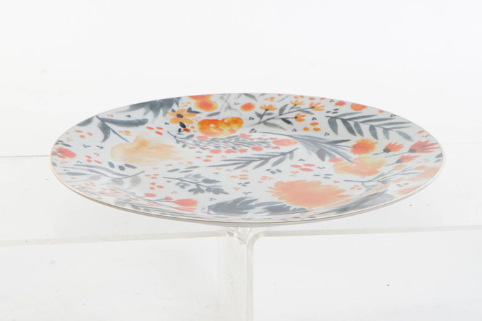 DKD Home Decor Set de Platos de Porcelana Flores Autumn Shengda Multicolor DKD Home Decor Set de Platos de Porcelana Flores Autumn Shengda Multicolor