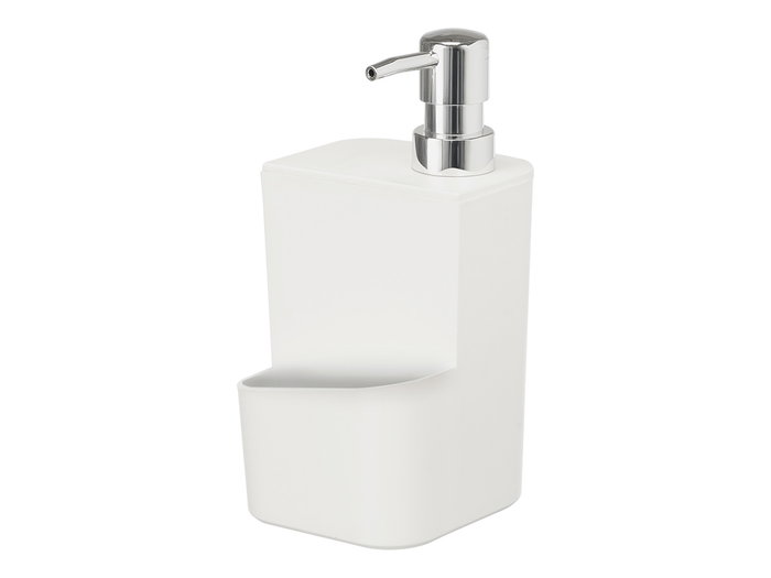 Kinvara Dispensador Soporte Esponja Blanco 650 ml 9.5x20.5x9.5 cm (Set de 12)