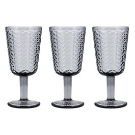 Caja 3 Copas Vidrio Illusion Bidasoa 28 cL