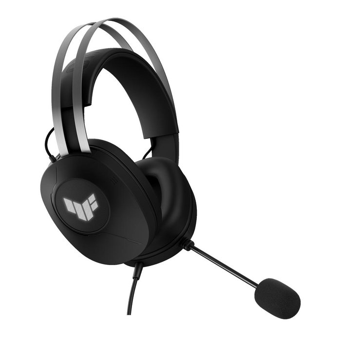 ASUS TUF Gaming H1 Gen II Auriculares Alámbricos para Gaming con Sonido Envolvente Virtual 7.1, Micrófono Boom, Drivers 40mm, USB, PC y PlayStation 4/5