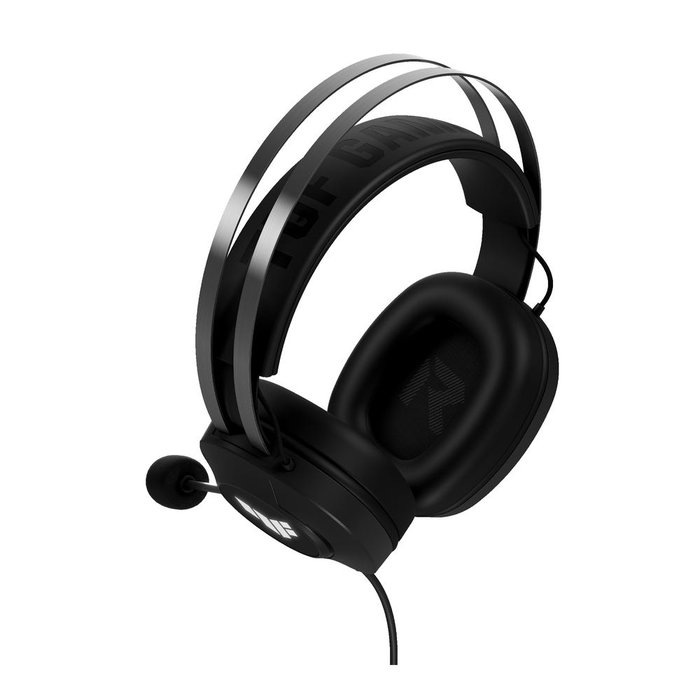 ASUS TUF Gaming H1 Gen II Auriculares Alámbricos para Gaming con Sonido Envolvente Virtual 7.1, Micrófono Boom, Drivers 40mm, USB, PC y PlayStation 4/5
