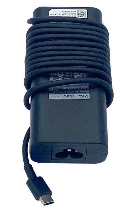 Dell Cargador Adaptador de Corriente AC 65W 19.5V USB Type-C con Cable C6 de 3 Pines para Portátiles