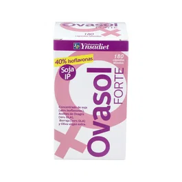 YNSADIET Ovasol Forte Para Ti, Mujer 180 Perlas - Complemento Alimenticio para la Menopausia con Isoflavonas de Soja y Aceites
