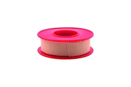 Covetrus Esparadrapo Carne 1.25 cm x 5 m, 18 Unidades - Tejido de Algodón, Adhesivo de Óxido de Zinc, Transpirable, Borde Dentado para Facil Desgarre