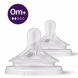 Philips Avent Tetina Natural Response T1 (0-1 Mes), 2 Unidades - Ref: SCY961/02 Philips Avent Tetina Natural Response T1 (0-1 Mes), 2 Unidades - Ref: SCY961/02