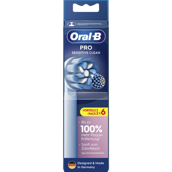 Oral-B Pro Sensitive Clean Cabezales de Repuesto, 6 unidades, Blanco Oral-B Pro Sensitive Clean Cabezales de Repuesto, 6 unidades, Blanco