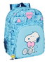 Mochila Escolar Snoopy Love Azul claro 26 x 34 x 11 cm