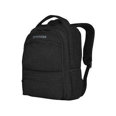 Wenger Fuse Mochila para portátil de 39,6 cm (15.6"), Neopreno, Compartimento para portátil, Color Negro