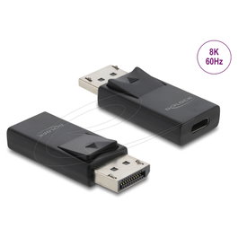 DeLOCK Adaptador USB Type-C a DisplayPort 8K HDR con HDCP 61078