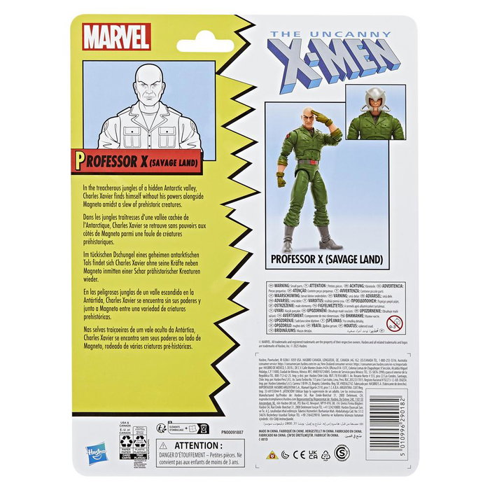 Hasbro Figura Marvel Legends Series X-Men Profesor X (Savage Land) Coleccionable 15 cm