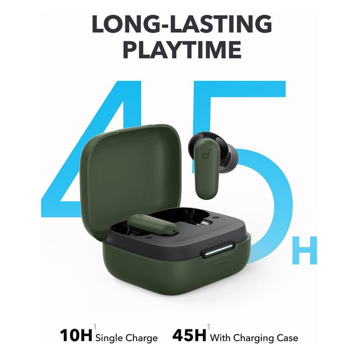 Anker Soundcore P30i Auriculares True Wireless In-Ear, Verde, Cancelación de Ruido Activa, Autonomía 45h Anker Soundcore P30i Auriculares True Wireless In-Ear, Verde, Cancelación de Ruido Activa, Autonomía 45h