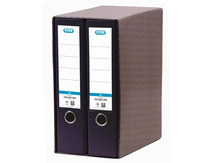 ELBA Módulo de 2 archivadores de palanca RADO TOP negro A4 80mm ELBA Módulo de 2 archivadores de palanca RADO TOP negro A4 80mm