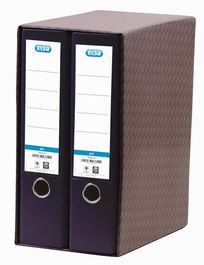 Modulo Archivadores Palanca Elba Rado Top Forr.Pp 2 Uds.A4 80Mm Negro (1521706)