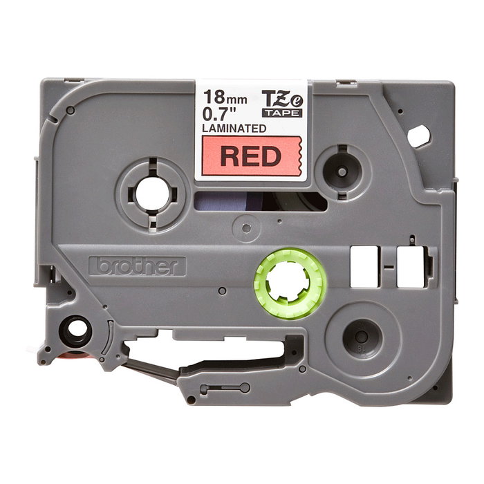Brother TZe-441 Cinta Laminada Rojo con Texto Negro 18mm