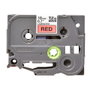 Brother TZe-441 Cinta Laminada Rojo con Texto Negro 18mm
