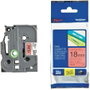 Brother TZe-441 Cinta Laminada Rojo con Texto Negro 18mm